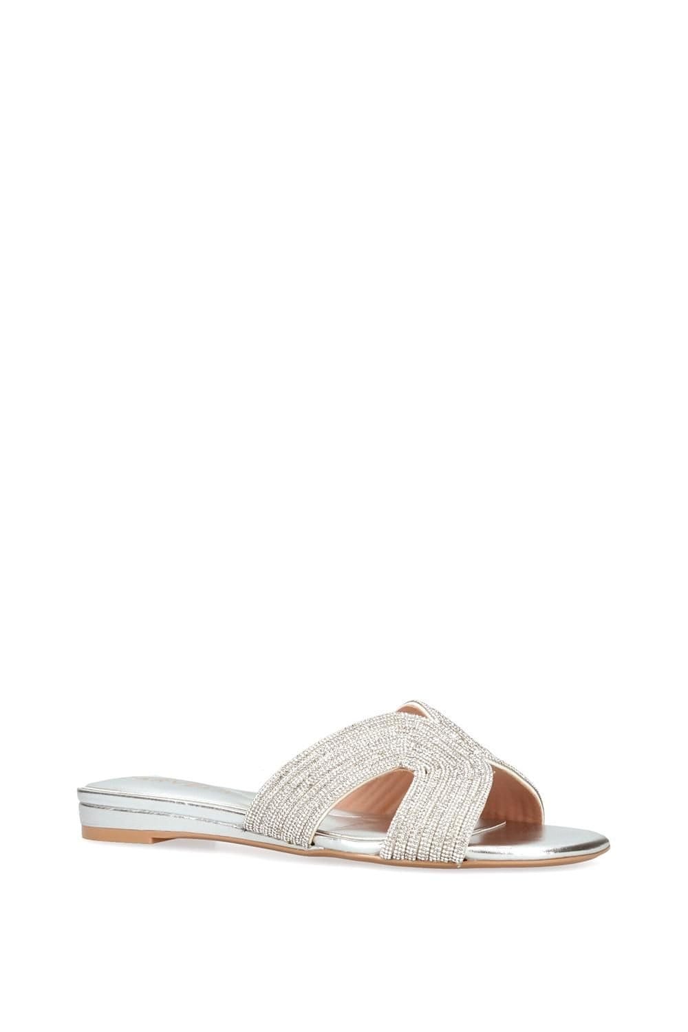 Carvela Carvela Women's 'Gala Mule Jewel' Flats in Silver - 4