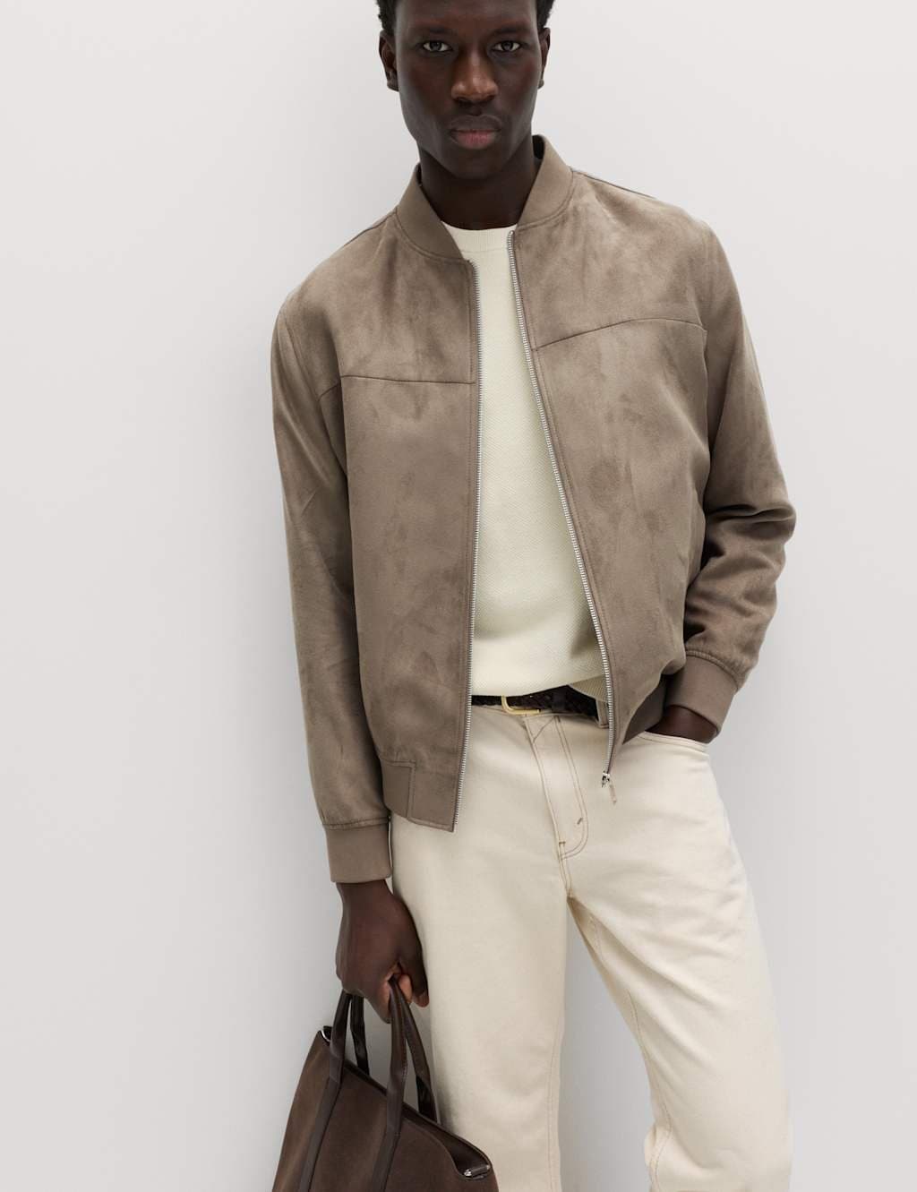 Marks & Spencer M&S Faux Suede Bomber Mole