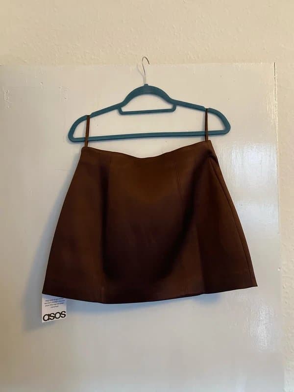 ASOS Design Satin miniskirt