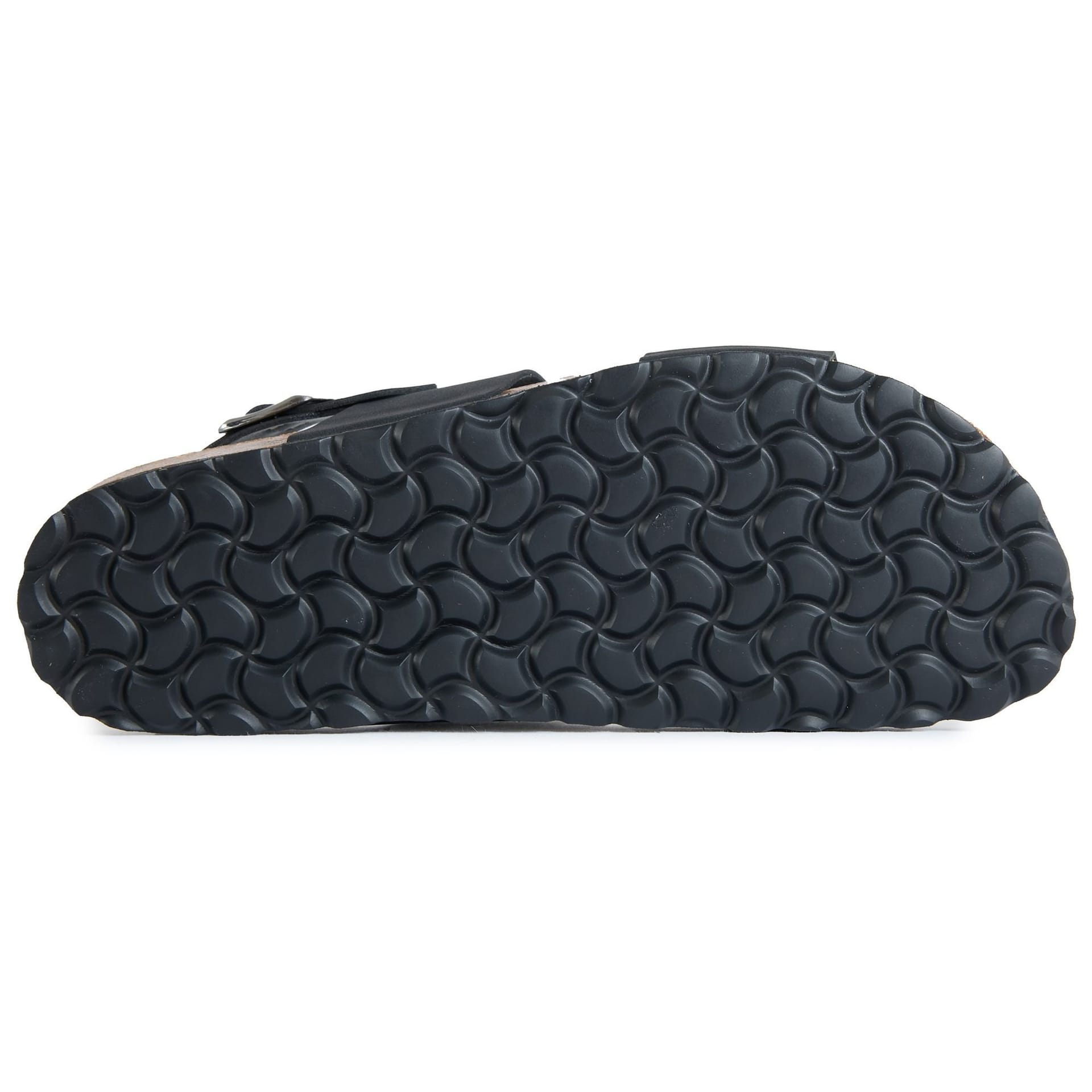 V.GAN V.GAN Men's Papaya Comfort Footbed Sandals in Black - 4