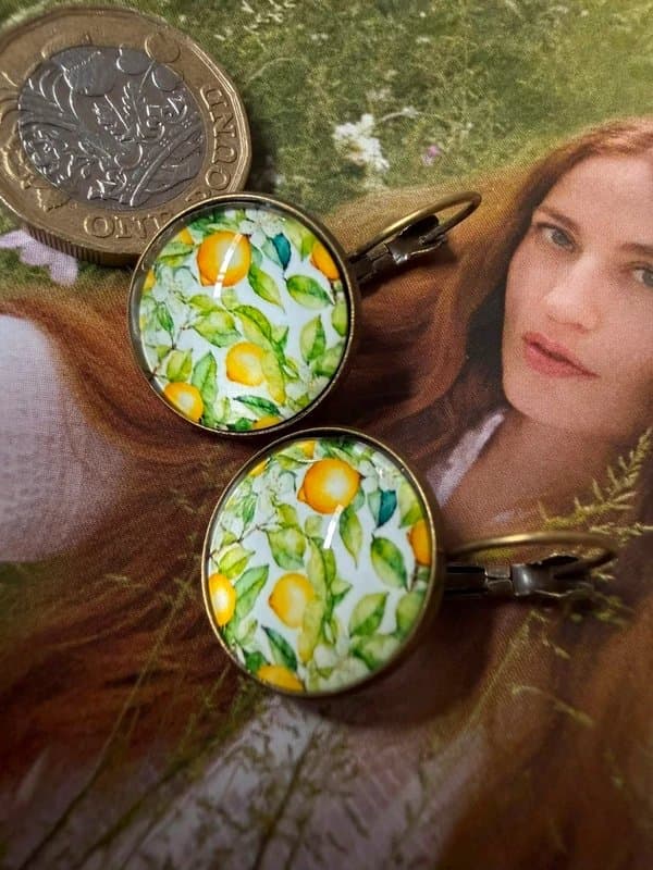 Hippie Lemon vintage gypsy earrings
