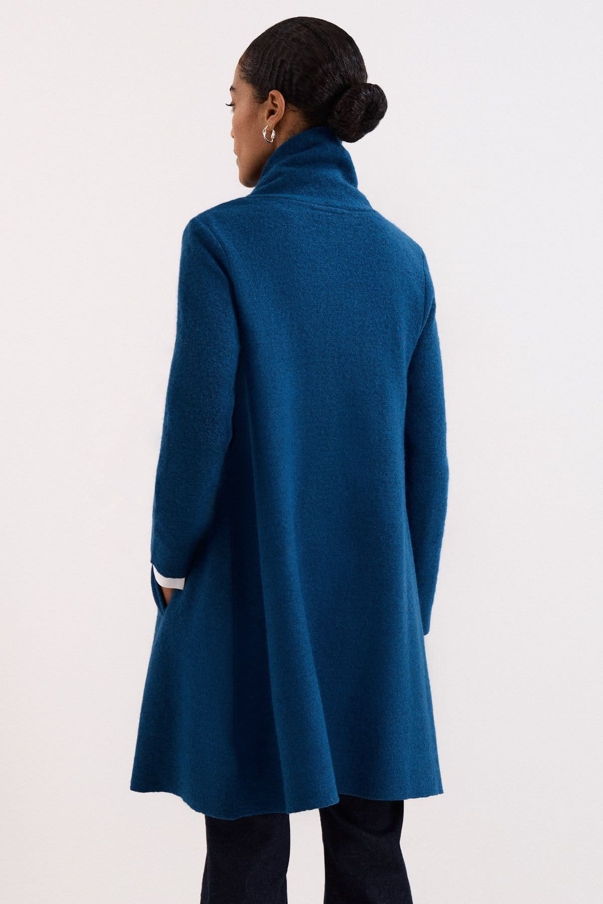 Phase Eight Phase Eight Women's Bellona Knit Coat in Cobalt - 4