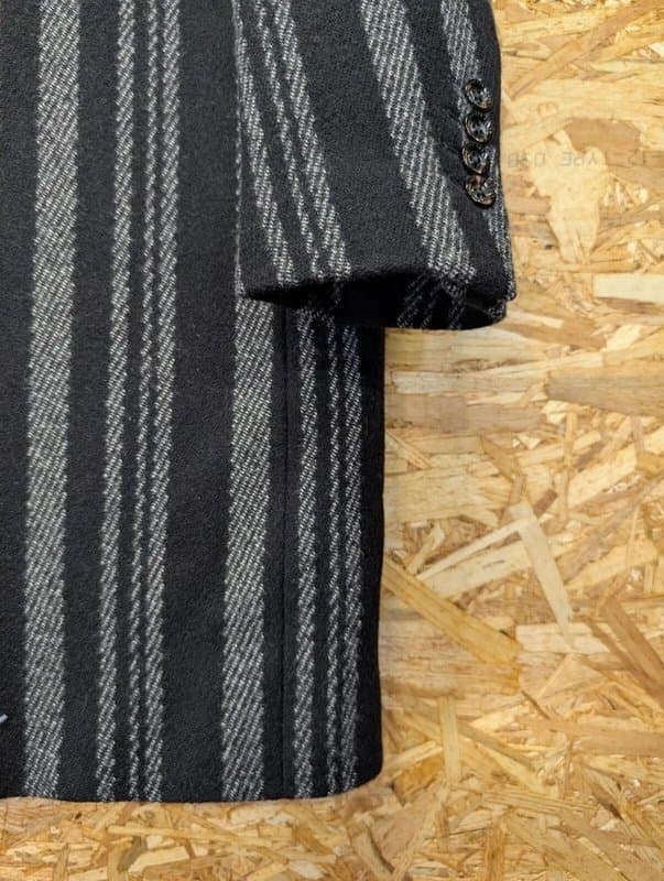 Pretty Green Pretty Green Tesford Long Jacket Size Medium Stripe Limited Edition Black Label