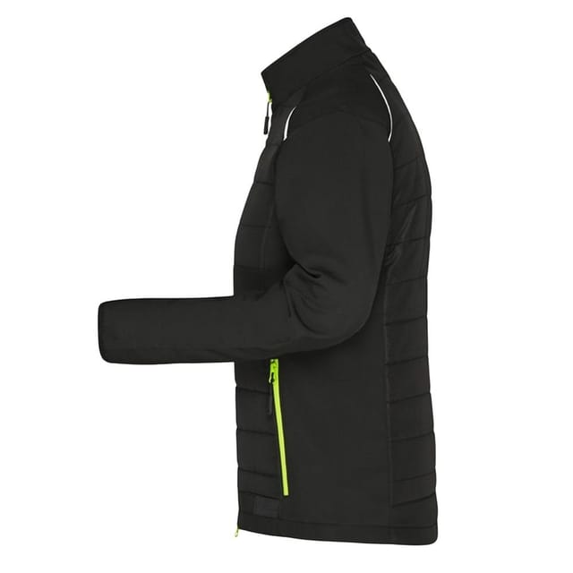 James and Nicholson James and Nicholson Women's Hybrid Jacket in Jet Black - 3