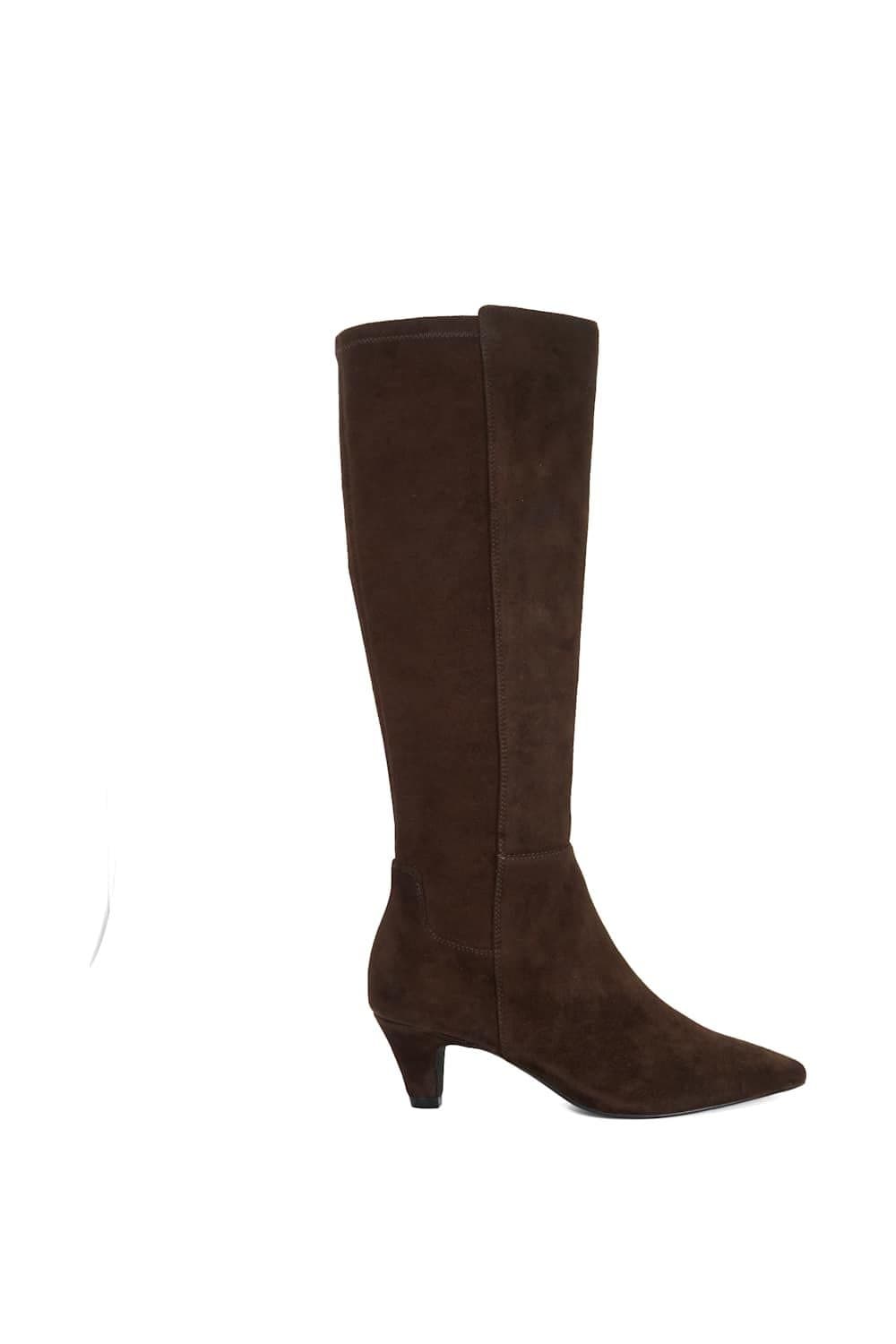 Dune London Dune London Women's 'Sera' Suede Knee High Boots in Brown