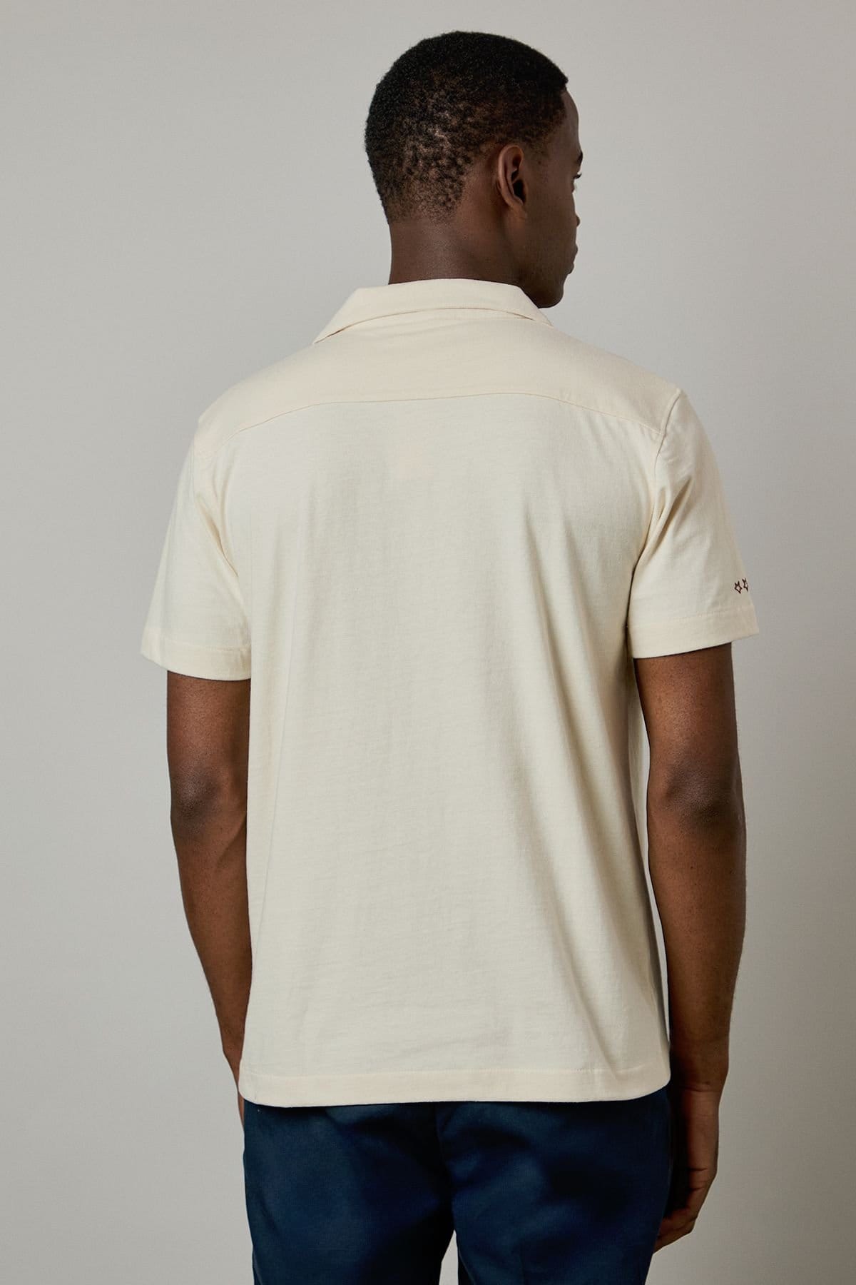 Burton Burton Men's Cream Sunrise Logo Short Sleeve Shirt - 3