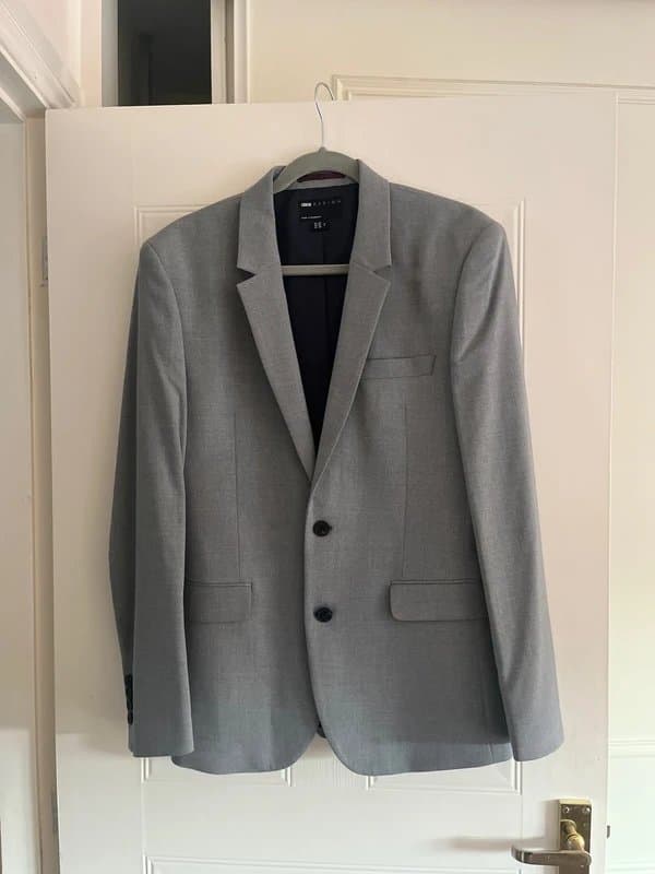 ASOS Design Men’s ASOS Design Slim Suit in Grey