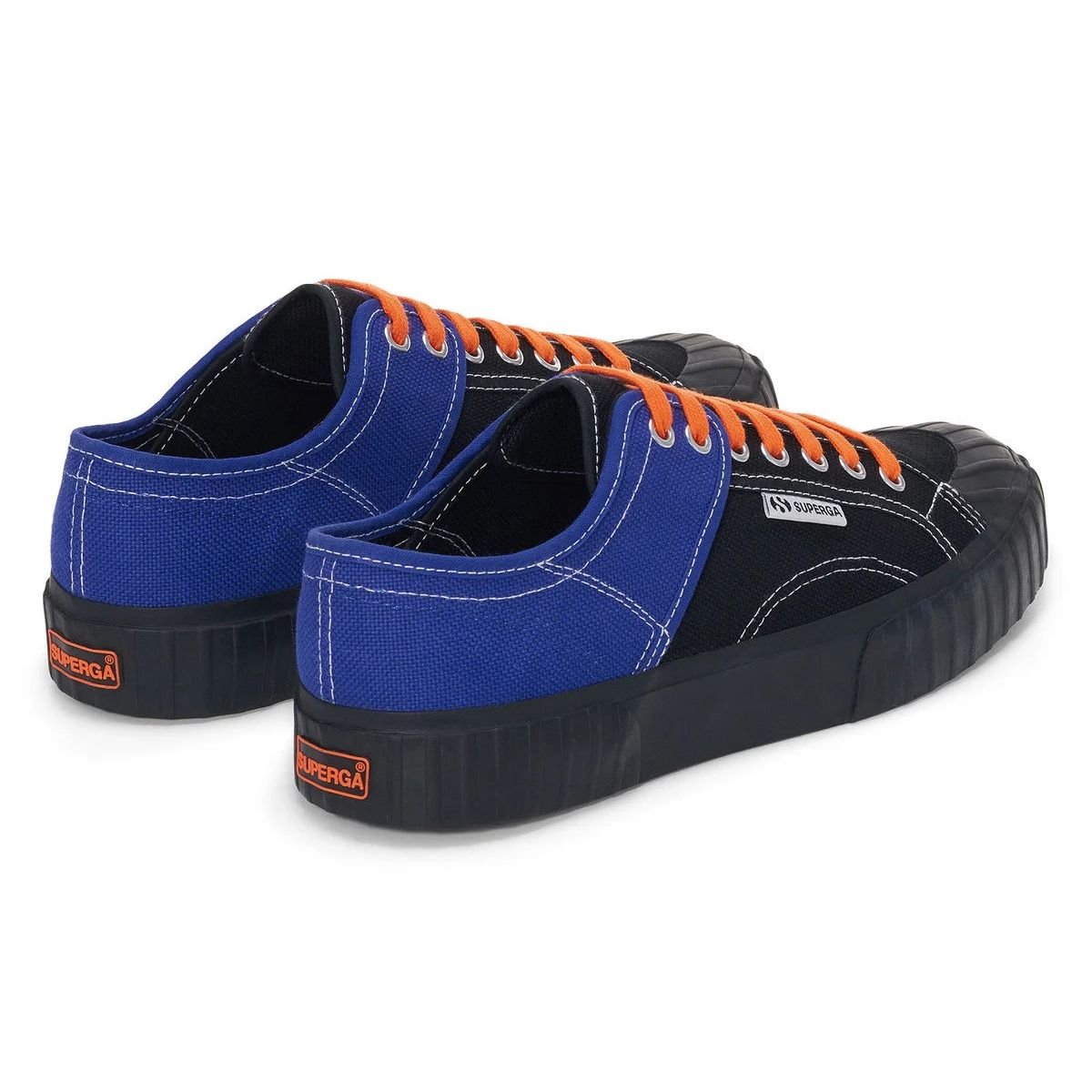 Superga Superga Women's Colour Block Trainers in Navy - 2