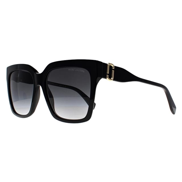 Marc Jacobs Marc Jacobs Women's Square Black Dark Grey Gradient MARC 764/S - 2
