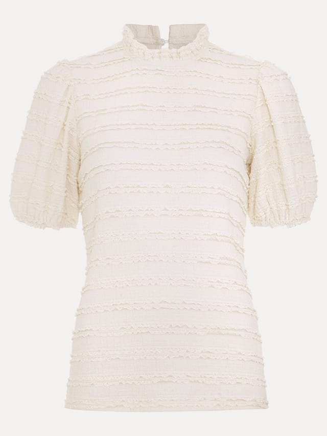 Phase Eight Phase Eight Women's Samiha Lace Top in Cream - 2