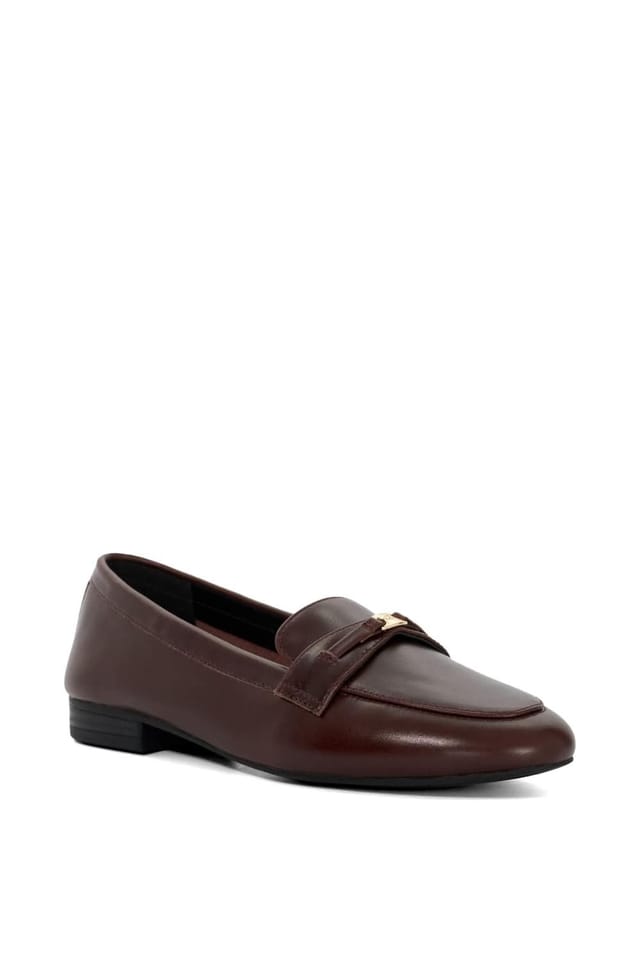 Dune London Dune London Women's 'Glight' Leather Loafers in Brown - 2