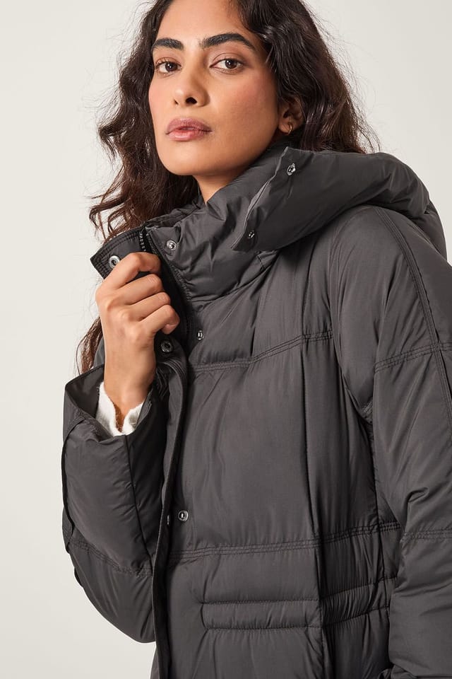 Monsoon Monsoon Women's Molly Long Puffer Coat Black - 3
