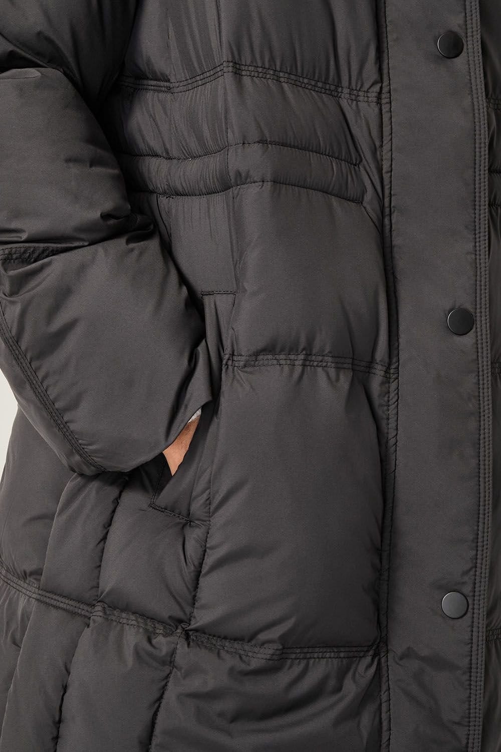 Monsoon Monsoon Women's Molly Long Puffer Coat Black - 4