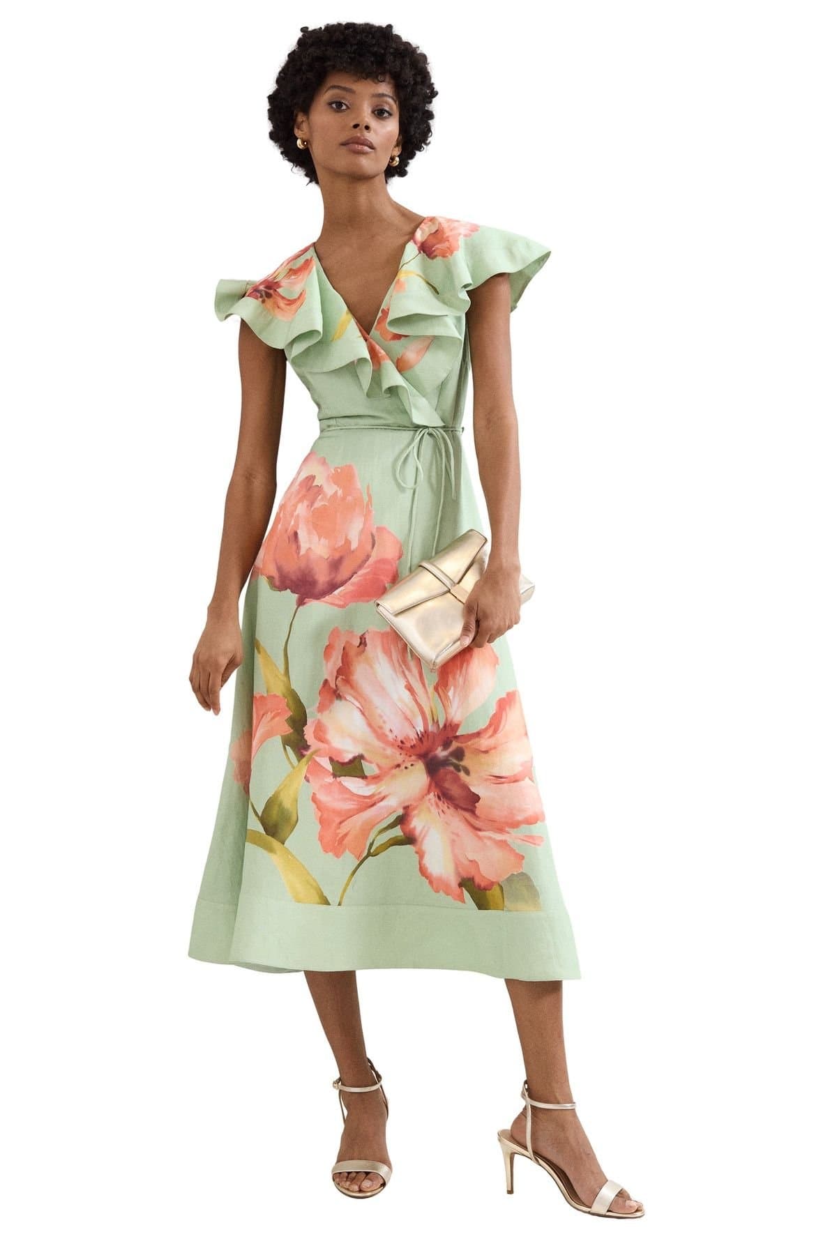 Phase Eight Phase Eight Women's Petite Matilda Midi Dress in Mint