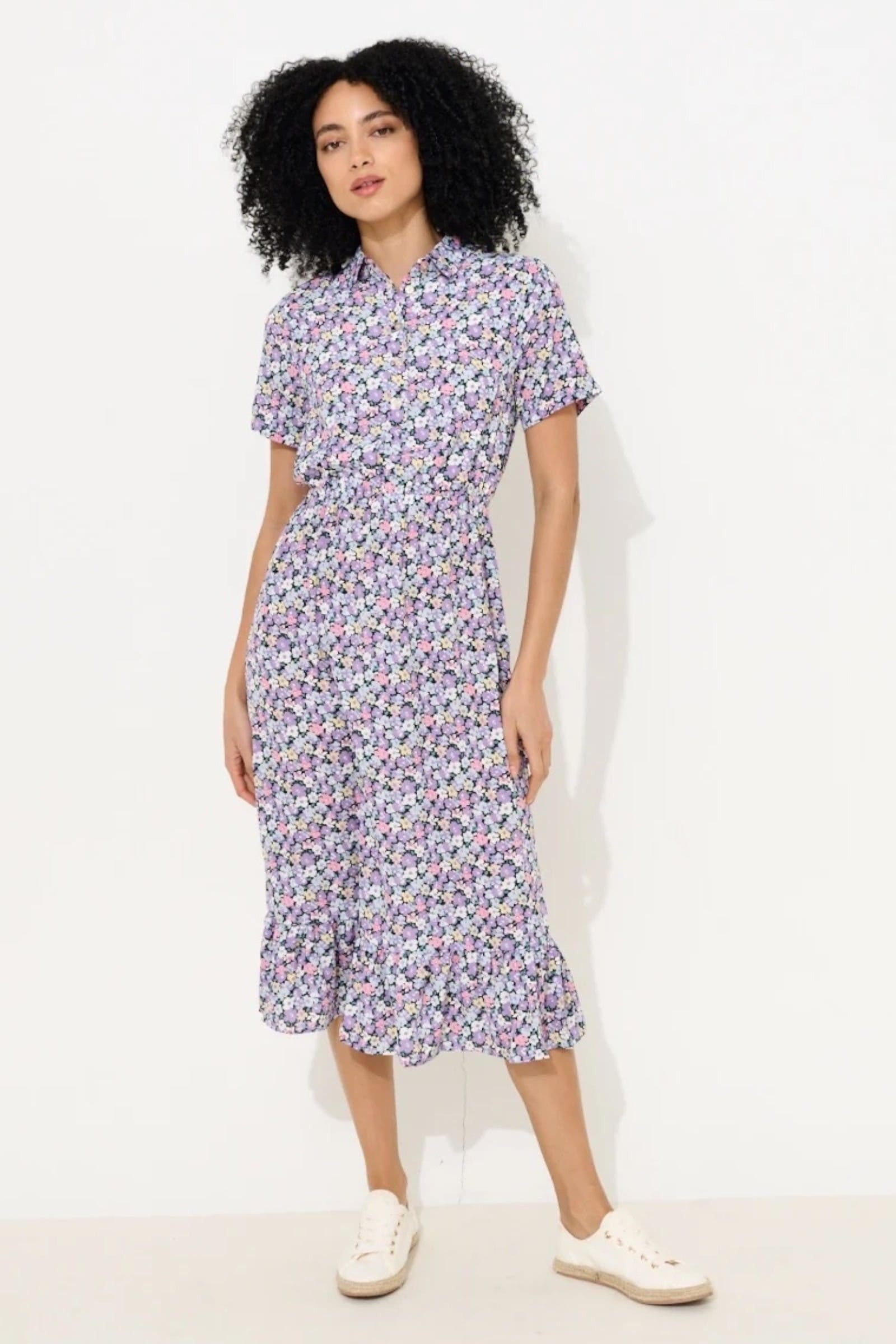 Louche Louche Women's Stanley Multi Pansy Dress - 4