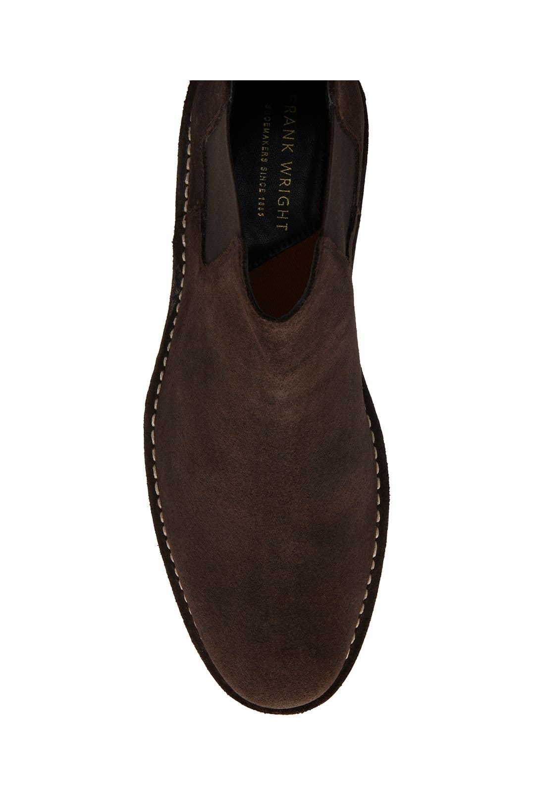Frank Wright Frank Wright Men's Suede 'Whipp' Chelsea Boots in Brown - 4