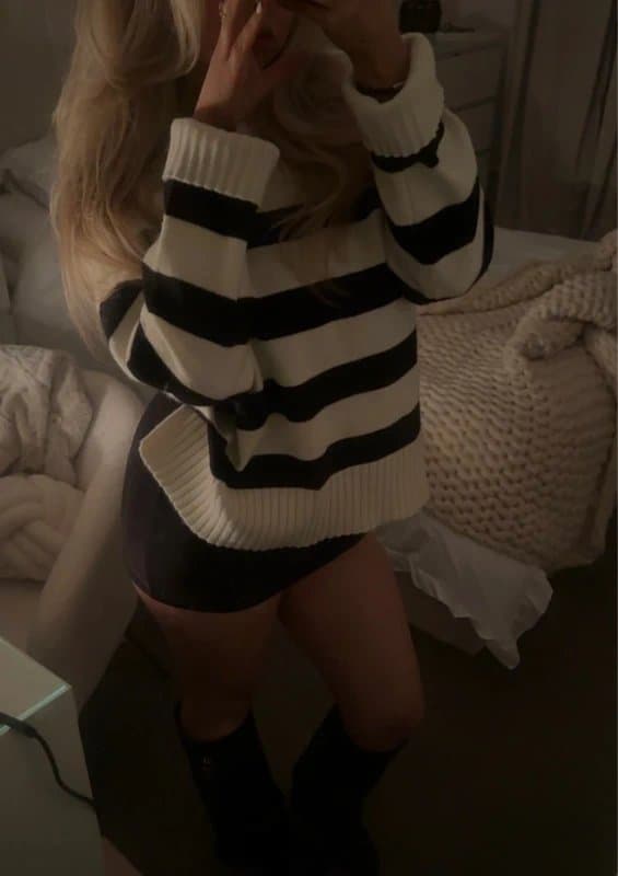 Bershka stripped jumper