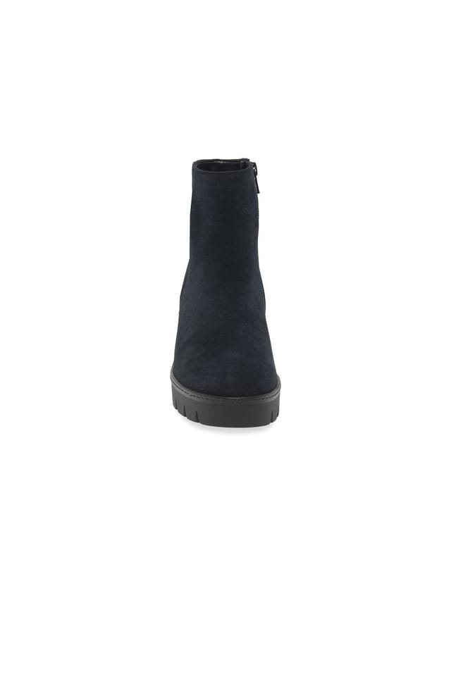 Gabor Gabor Women's 'Utopia' Chunky Wedge Heel Ankle Boots in Navy - 3