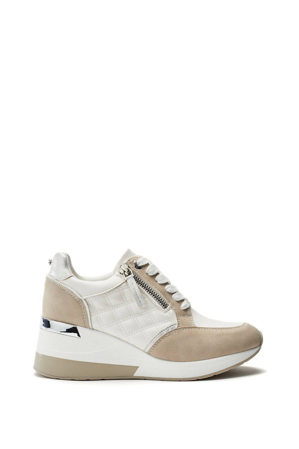 Moda In Pelle Moda In Pelle Women's Carrley' Porvair Trainers in White - 3