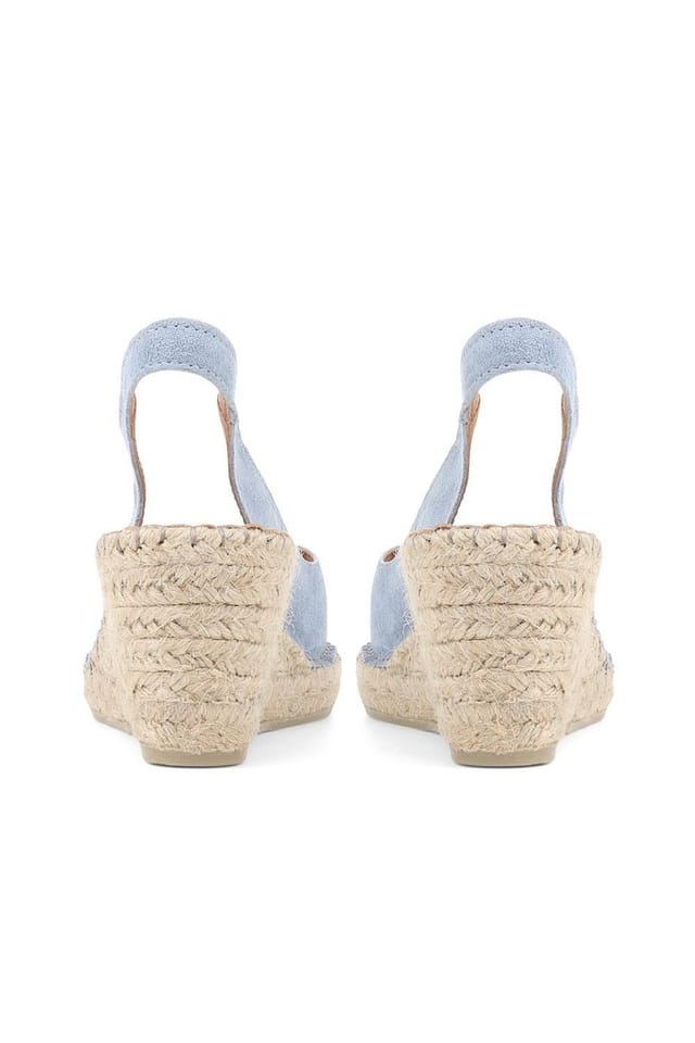 Jones Bootmaker Jones Bootmaker Women's Rosanna Slingback Wedges in Pale Blue - 3