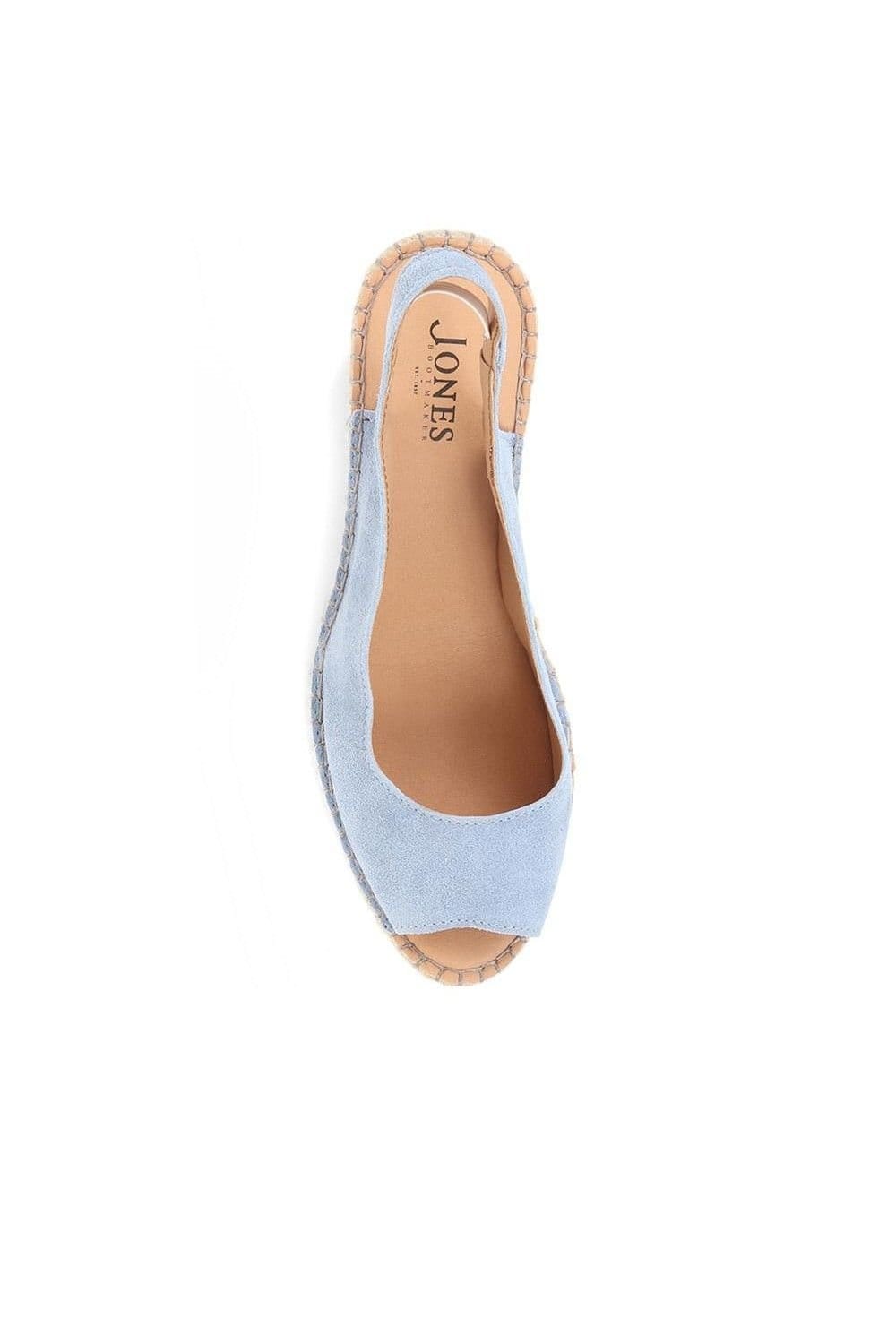 Jones Bootmaker Jones Bootmaker Women's Rosanna Slingback Wedges in Pale Blue - 4