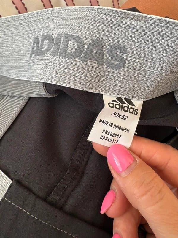 adidas Adidas Black Golf Trousers 30x32 – Men’s Performance Stretch Pants