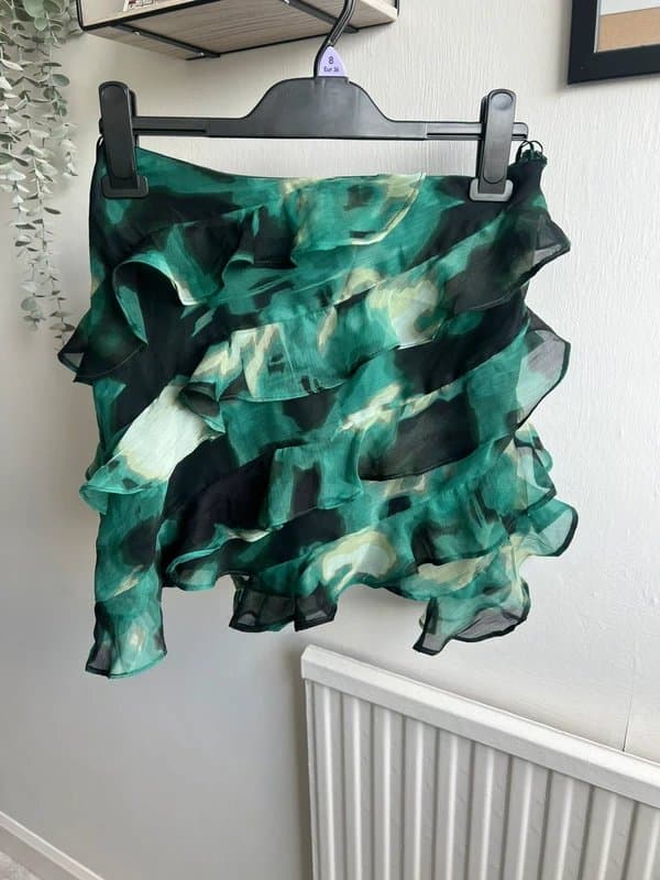 ASOS Design Patterned skirt.
