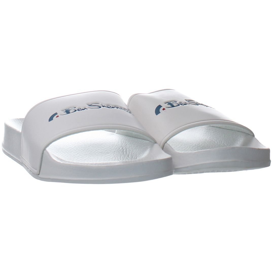 Ben Sherman Ben Sherman Men's Slidder White Sliders - 2