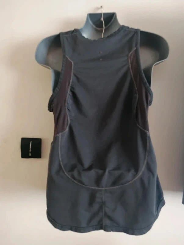 Nike Vintage Nike Sphere Dry Silver Tag Running Vest Men's XL Black Y2K Mesh Gym Tank Top