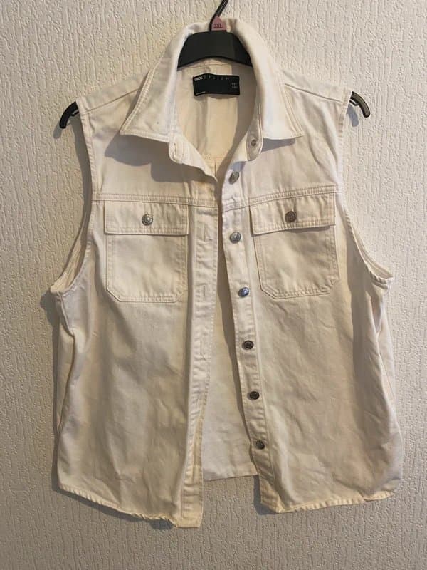 ASOS White gilet