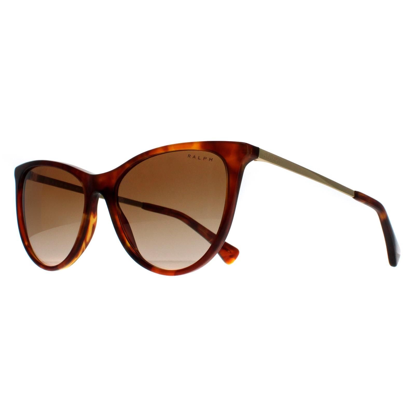 Ralph by Ralph Lauren Ralph by Ralph Lauren Women's Cat Eye Shiny Havana Orange Brown Gradient RA5290 - 2