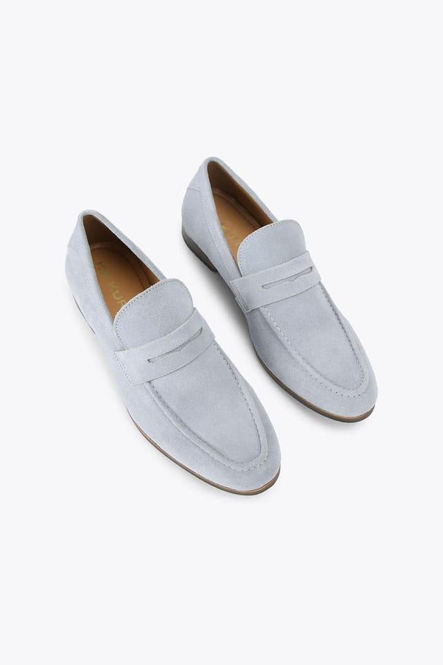 KG Kurt Geiger KG Kurt Geiger Men's 'Freddy' Suede Shoes in Pale Blue - 2