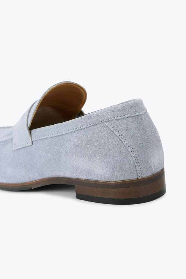 KG Kurt Geiger KG Kurt Geiger Men's 'Freddy' Suede Shoes in Pale Blue - 3