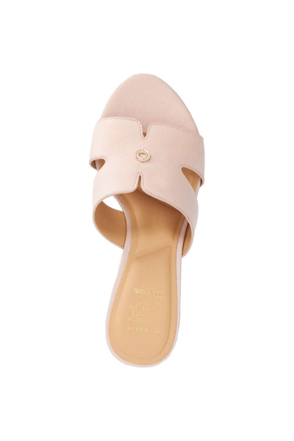 Dune London Dune London Women's Wide Fit 'Kacie' Leather Wedges in Pink - 4
