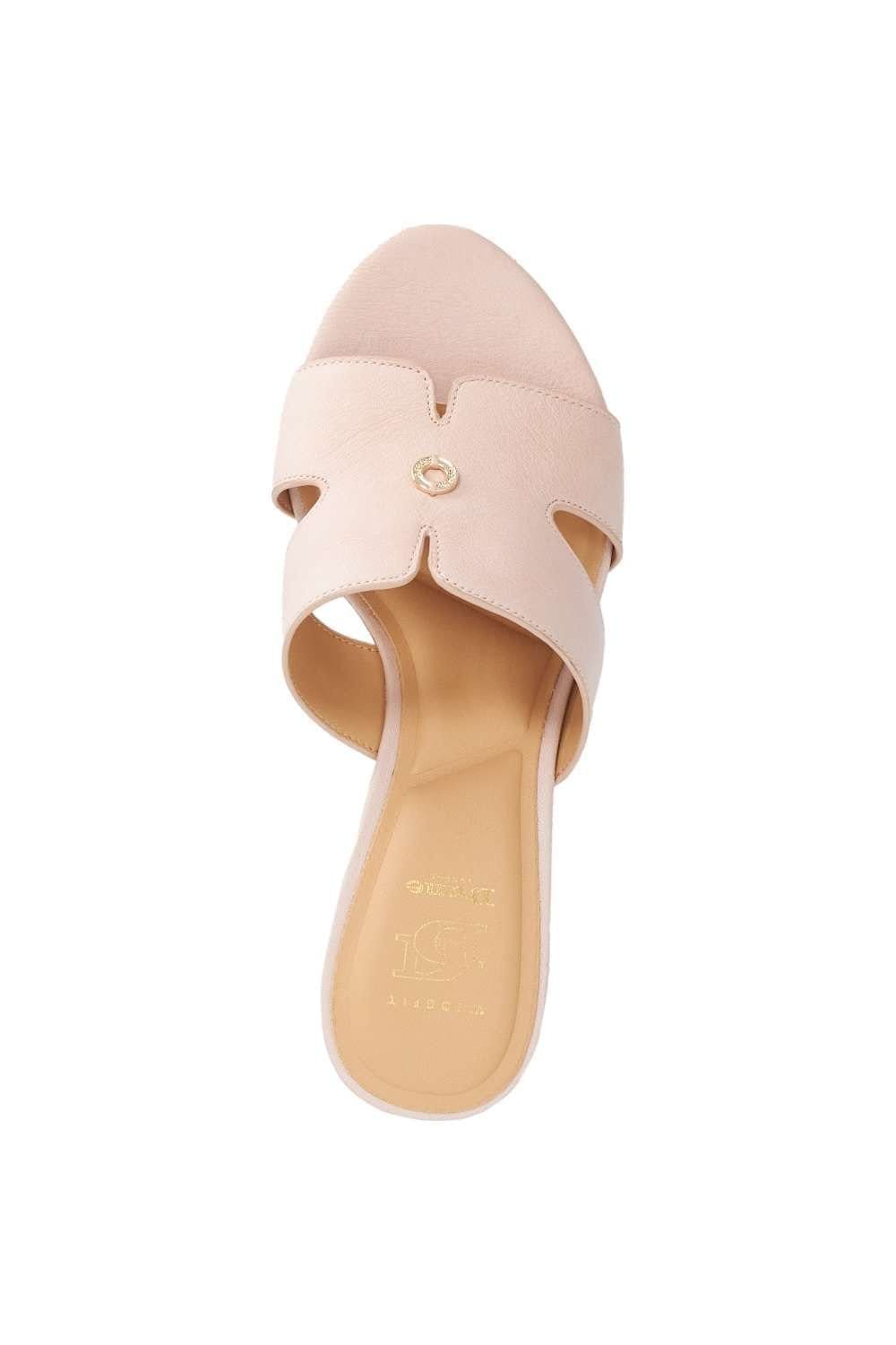 Dune London Dune London Women's Wide Fit 'Kacie' Leather Wedges in Pink - 4