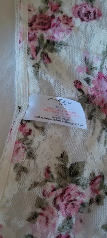 New Look Brand New New Look Floral Bra 36DD And Underwear Set