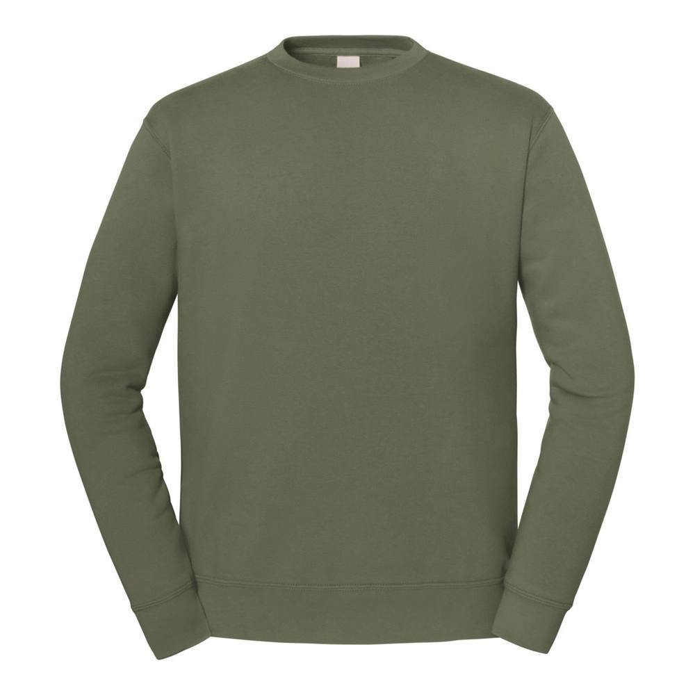 Fruit Of The Loom Fruit of the Loom Men's Iconic Premium Set-in Sweatshirt in Olive - 2