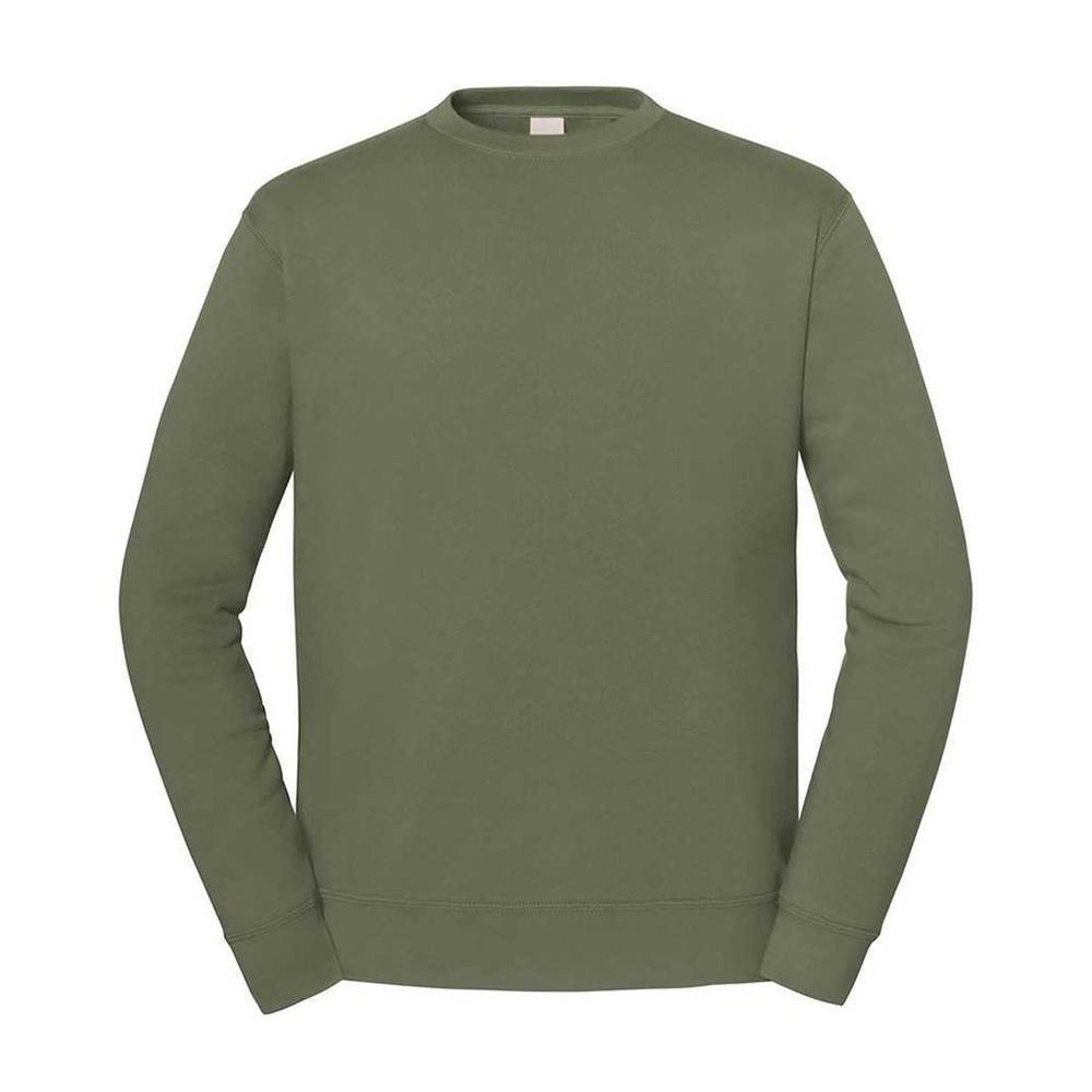 Fruit Of The Loom Fruit of the Loom Men's Iconic Premium Set-in Sweatshirt in Olive - 4