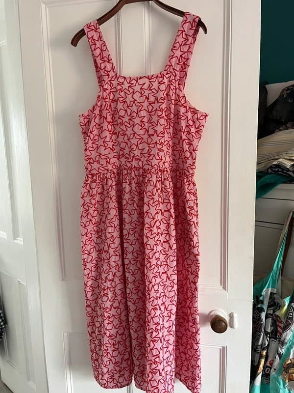 Never Fully Dressed Summer dress with embroidered star design