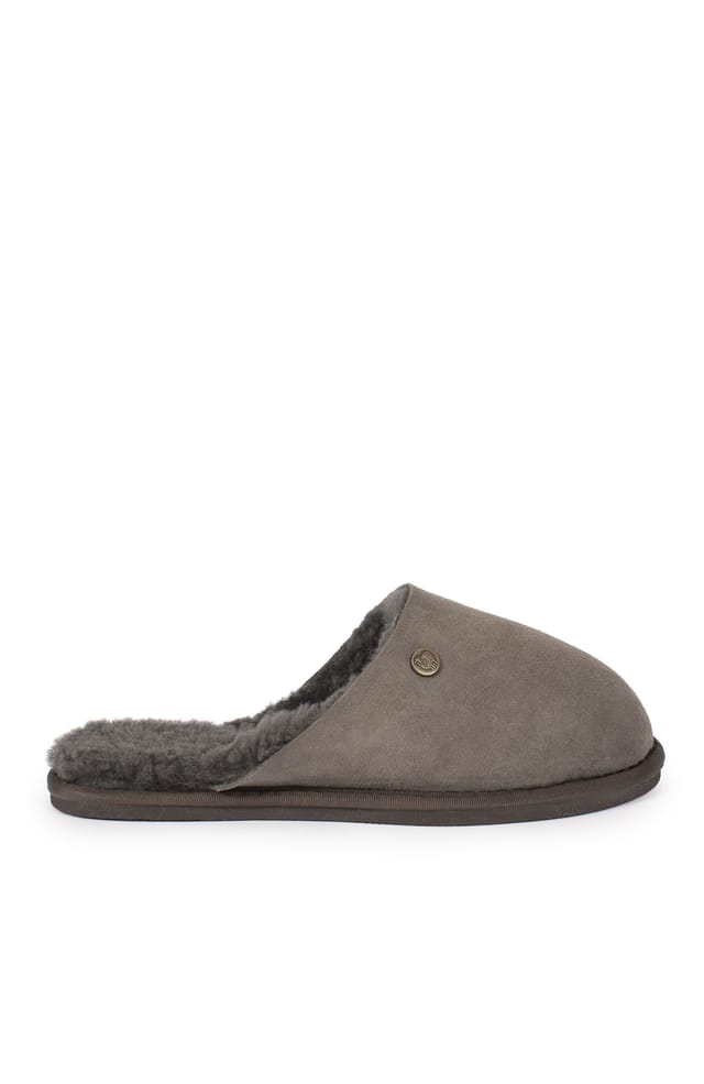 Celtic & Co Celtic & Co Women's ' British Sherling Mules in Dark Brown - 2
