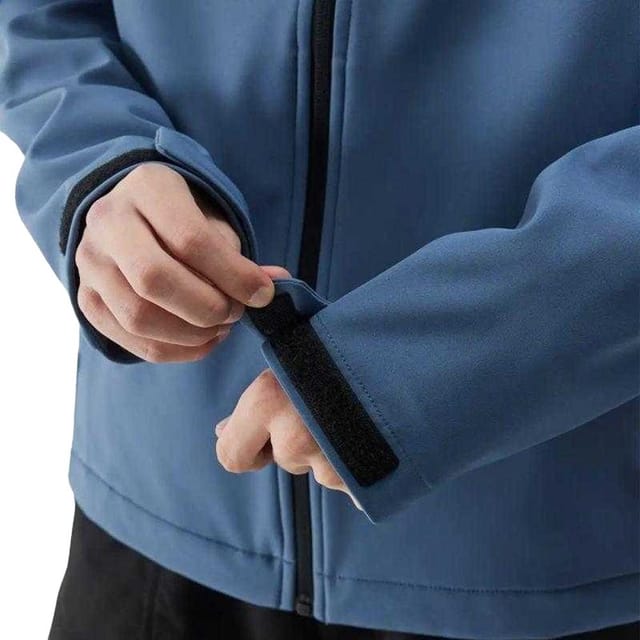 4F 4F Men's WSS25TSOFM324 Soft Shell Jacket in Blue - 3