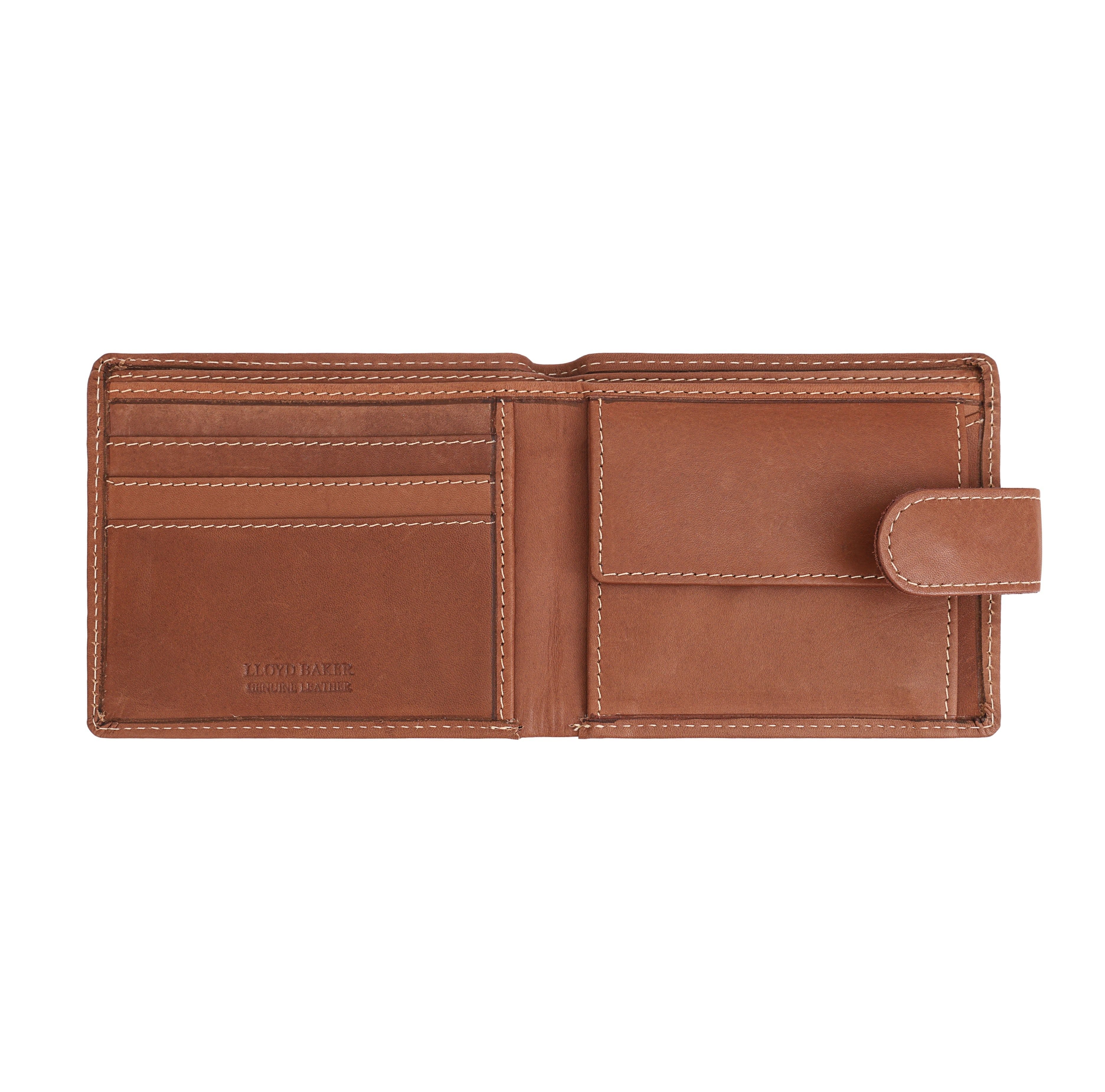 Lloyd Baker Lloyd Baker Men's Dean Leather Coin Wallet in Black - 2