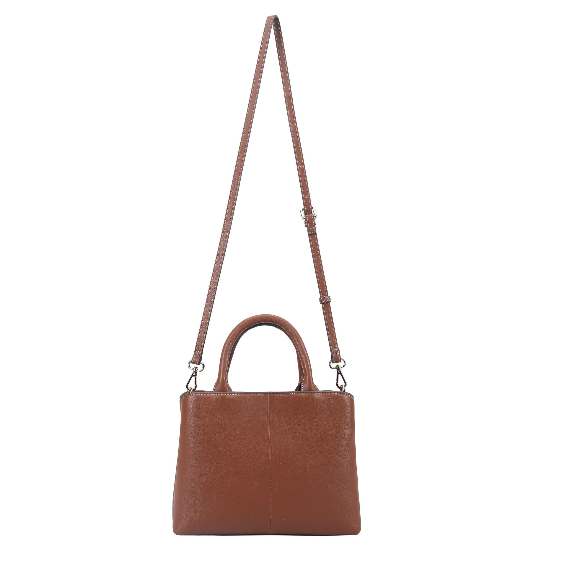 Paul Costelloe Paul Costelloe Women's Navarre Leather Multi Way Bag in Tan - 4