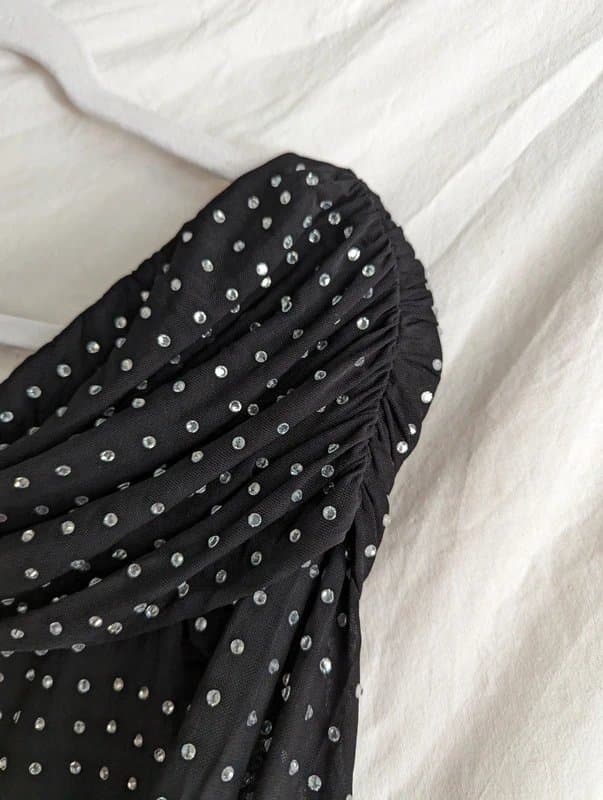 ASOS Brand new witn tags Stunning rhinestone top Asos sparkle glitter rave festival glam top