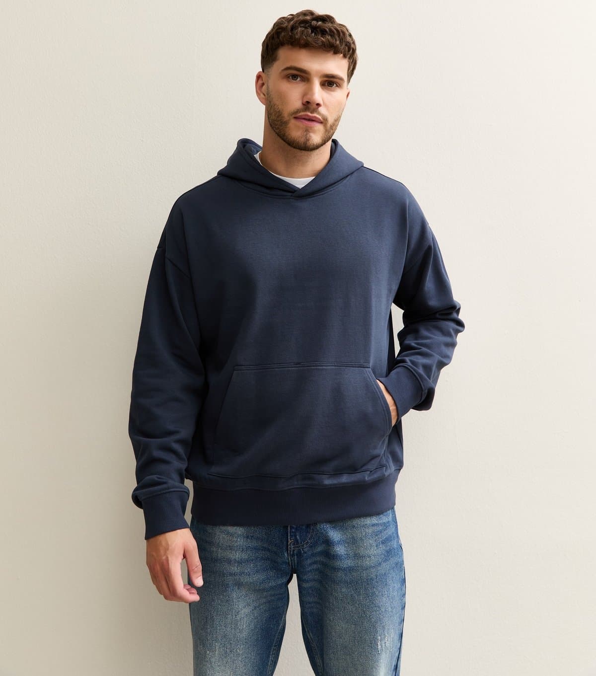 New Look New Look Navy Blue Oversized Hoodie