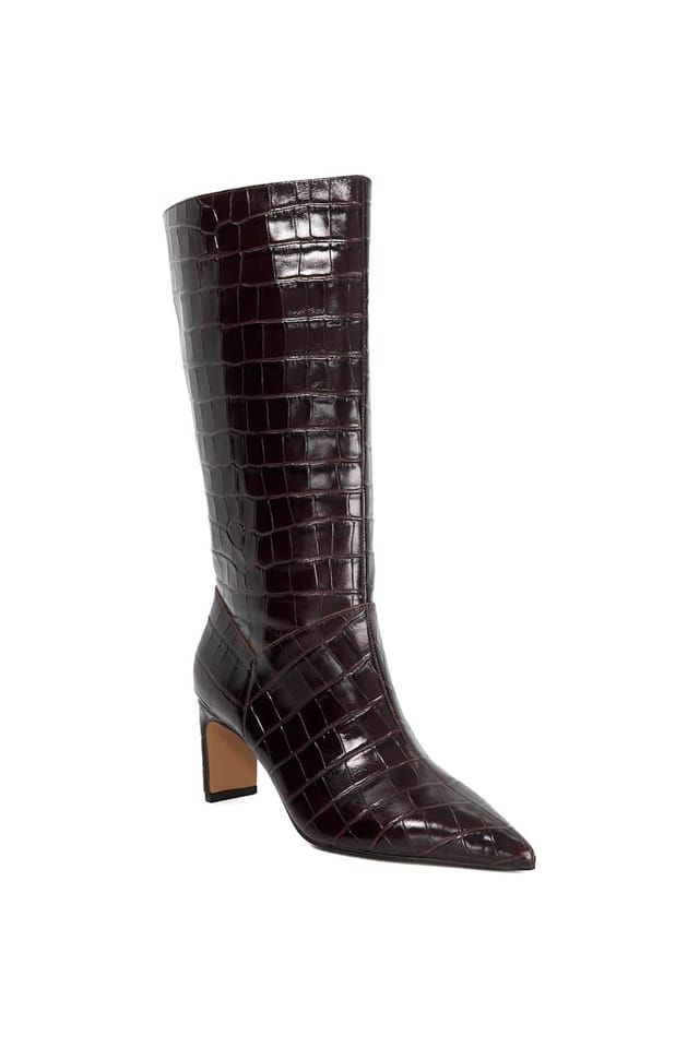Dune London Dune London Women's 'Olette' Leather Ankle Boots in Red - 2
