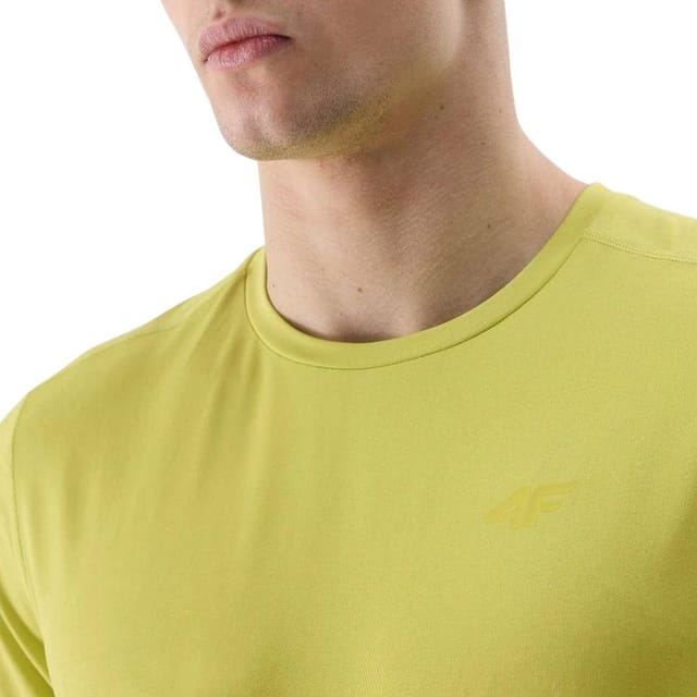 4F 4F Men's WSS24TFTSM598 Regular Training T-Shirt in Green - 3