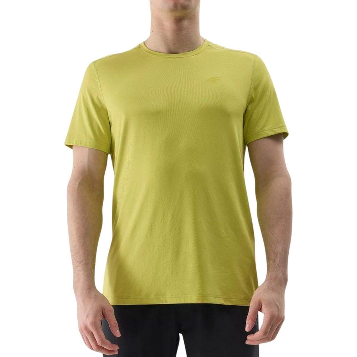 4F 4F Men's WSS24TFTSM598 Regular Training T-Shirt in Green - 4