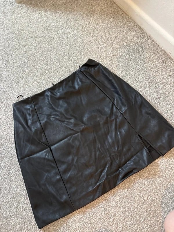 New Look Leather skirt - 1