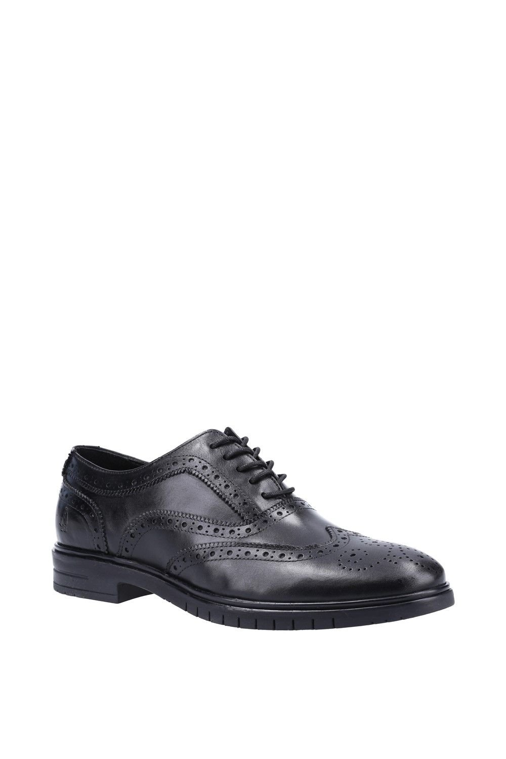 Hush Puppies Hush Puppies Men's 'Santiago' Smooth Leather Lace Shoes in Black - 2